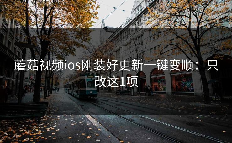 蘑菇视频ios刚装好更新一键变顺：只改这1项